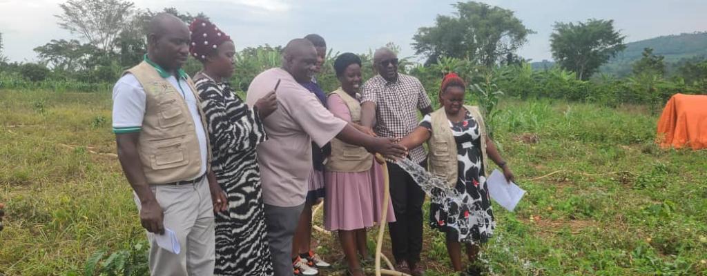 Commissioning of UGFIT Micro Irrigation Scheme at Kalungu District