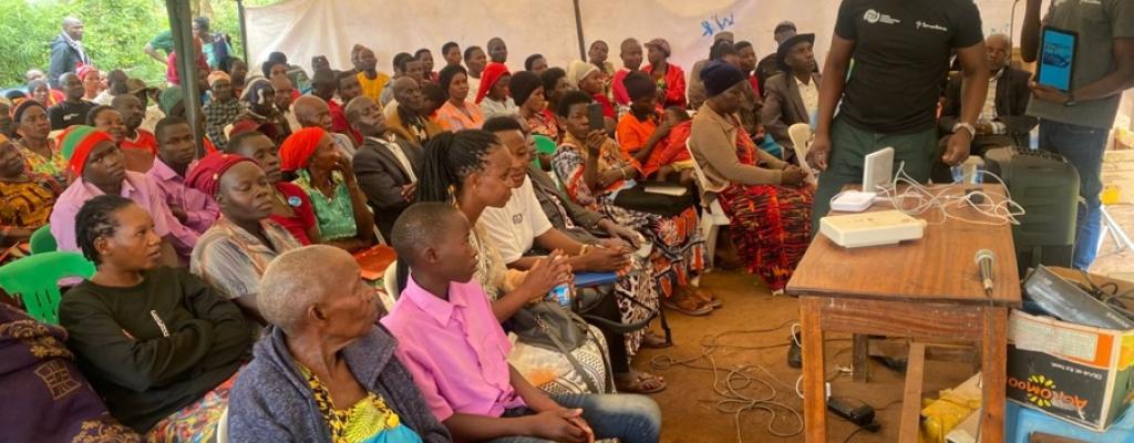 Digital Literacy session in Kalongo